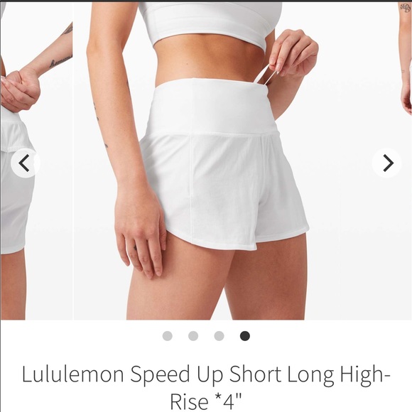 ❌Sold❌ Lululemon High Rise Speed Up shorts - Picture 1 of 8